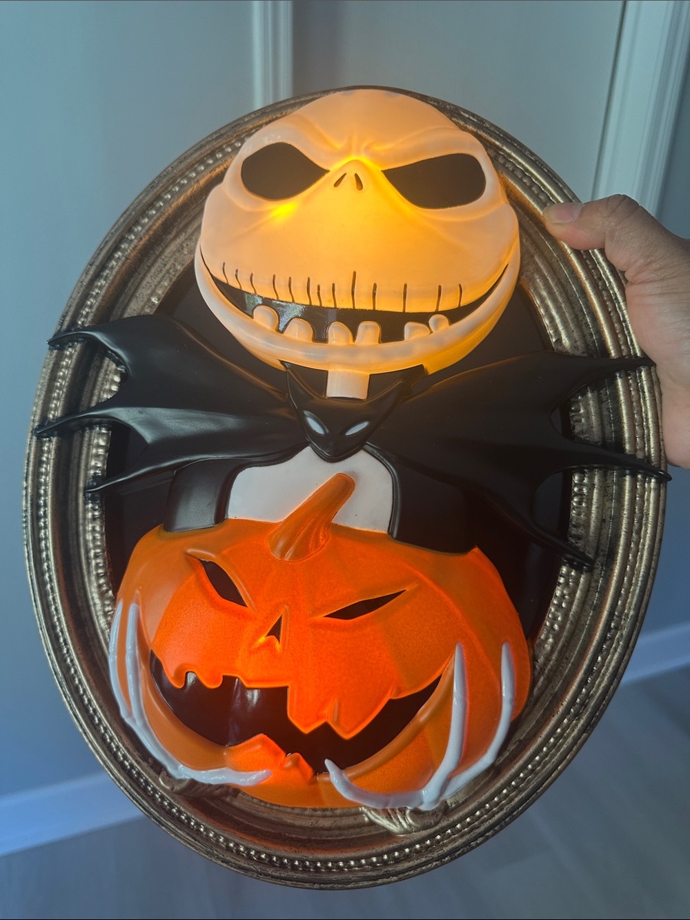 The night before Christmas Halloween wall decor